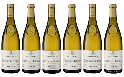 Delas Côtes du Rhône blanc X 6