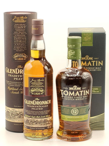 DUO Scotch Whisky Glendronach - Tomatin