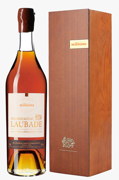 1974 BAS ARMAGNAC LAUBADE 木箱入りす LaubadeCelebrationsCBneutre_1a