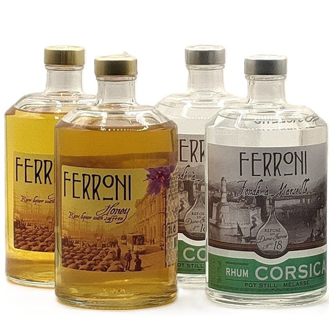 Rhum Ferroni LOT de 4