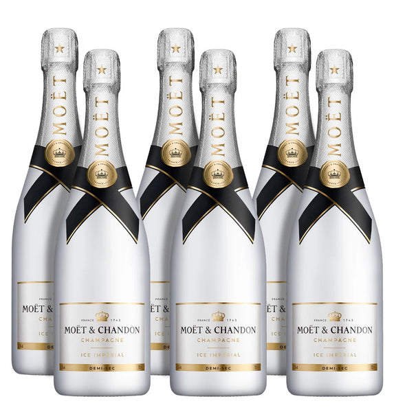 Moët & Chandon Ice Impérial Rafraîchisseur Trendy Blanc - Seau à Champagne Pour Magnum 1,5L Ou 0,75L