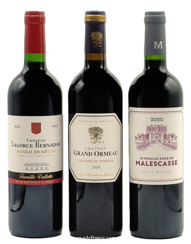 TRIO Moulis - Lalande Pomerol - Haut Médoc