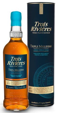 Rhum Trois Rivières Triple Millésime 2006 2014 2016